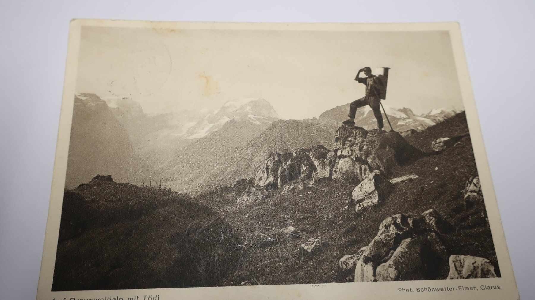 Cartes postales: Auf Braunwaldalp mit Tödi – D'occasion à Cormoret par Pascalll2001 1