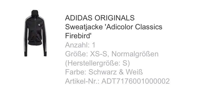 Adidas Giacche: Adidas firebird jacke schwarz – Usato da Ostermundigen venduto da Kavala4 1