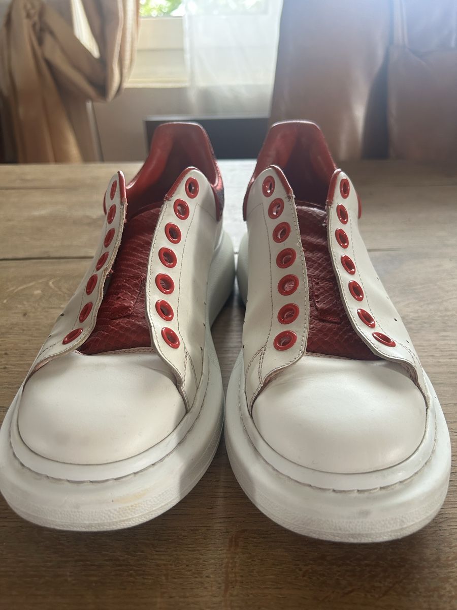 Alexander Mcqueen Herrenschuhe: Alexander McQueen Oversized Sneaker – Python Red – Defekt aus Obergösgen von mad_56fp 3