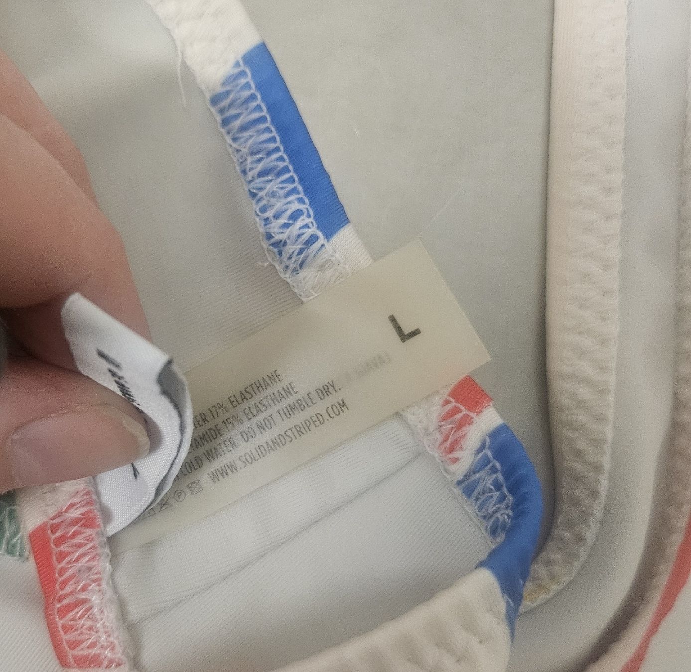 Costumi da bagno & Bikini: Mehrfarbiger gestreifter 2-teiliger Badeanzug – Usato da Zürich venduto da eri_8w5v 5