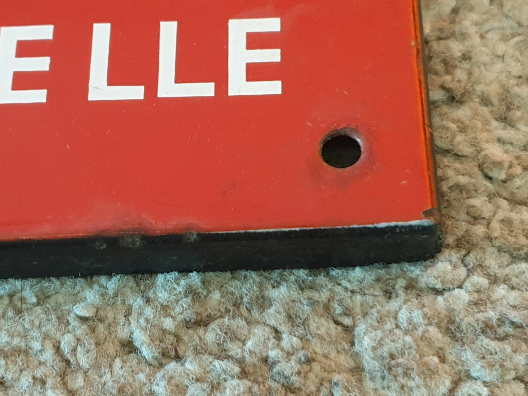 Schilder: Vintage Email Schild BASLER Versicherungen Tafel – Gebraucht aus Mörschwil von spirspi 2
