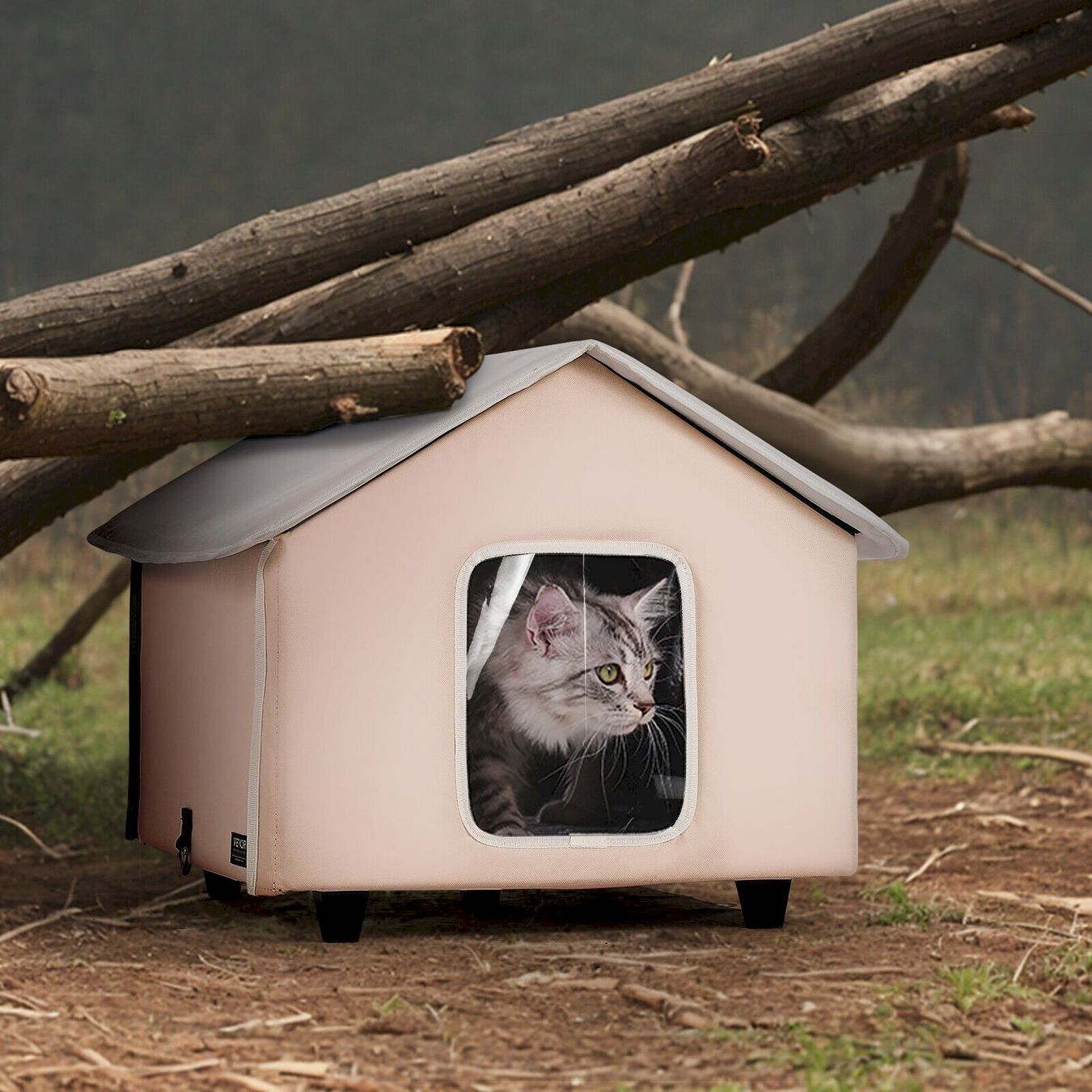WC: VEVOR Erhöhtes beheiztes Katzenhaus – Nuovo e nell'imballaggio originale da Bottighofen venduto da zaap 2