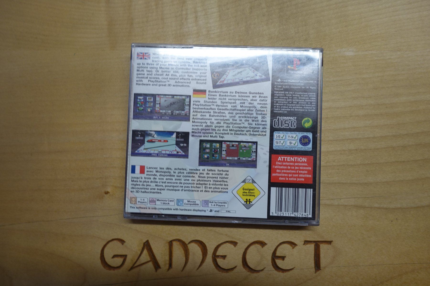 Sony Spiele: Monopoly – Gebraucht aus Steinach von Gamecet 3
