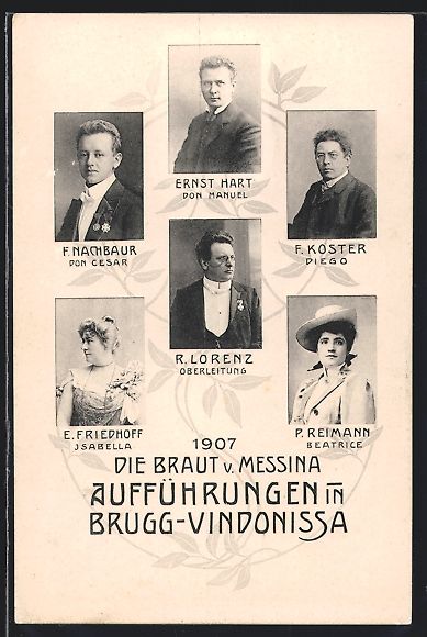 Ansichtskarten: Brugg-Vindonissa, Friedrich Schillers Di – Gebraucht aus Berlin von bartko-reher