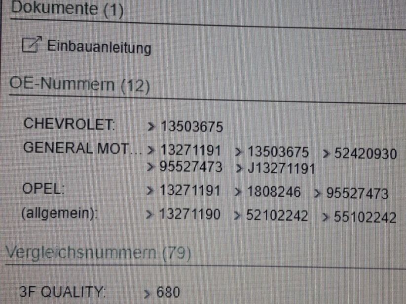 Tutti pezzi di ricambio auto: Pollenfilter- Innenraumfilter MANN FILTER CUK2442 OPEL – Nuovo e nell'imballaggio originale da Flawil venduto da LG-AG_Teilemarkt 1