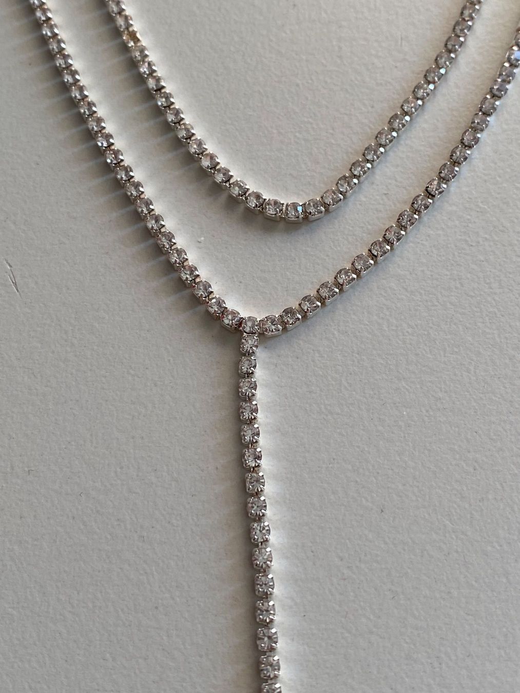 H&M Catenine: Silber, glitzernde Halskette - NEU und elegant! – Nuovo e nell'imballaggio originale da Zürich venduto da DeeJayJay 1