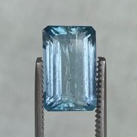 top Aquamarin Edelstein, 6.02 Karat mit Zertifikat