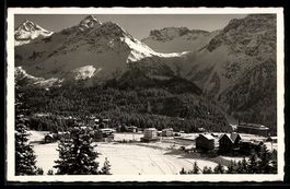 AK Arosa, Obersee mit Furka