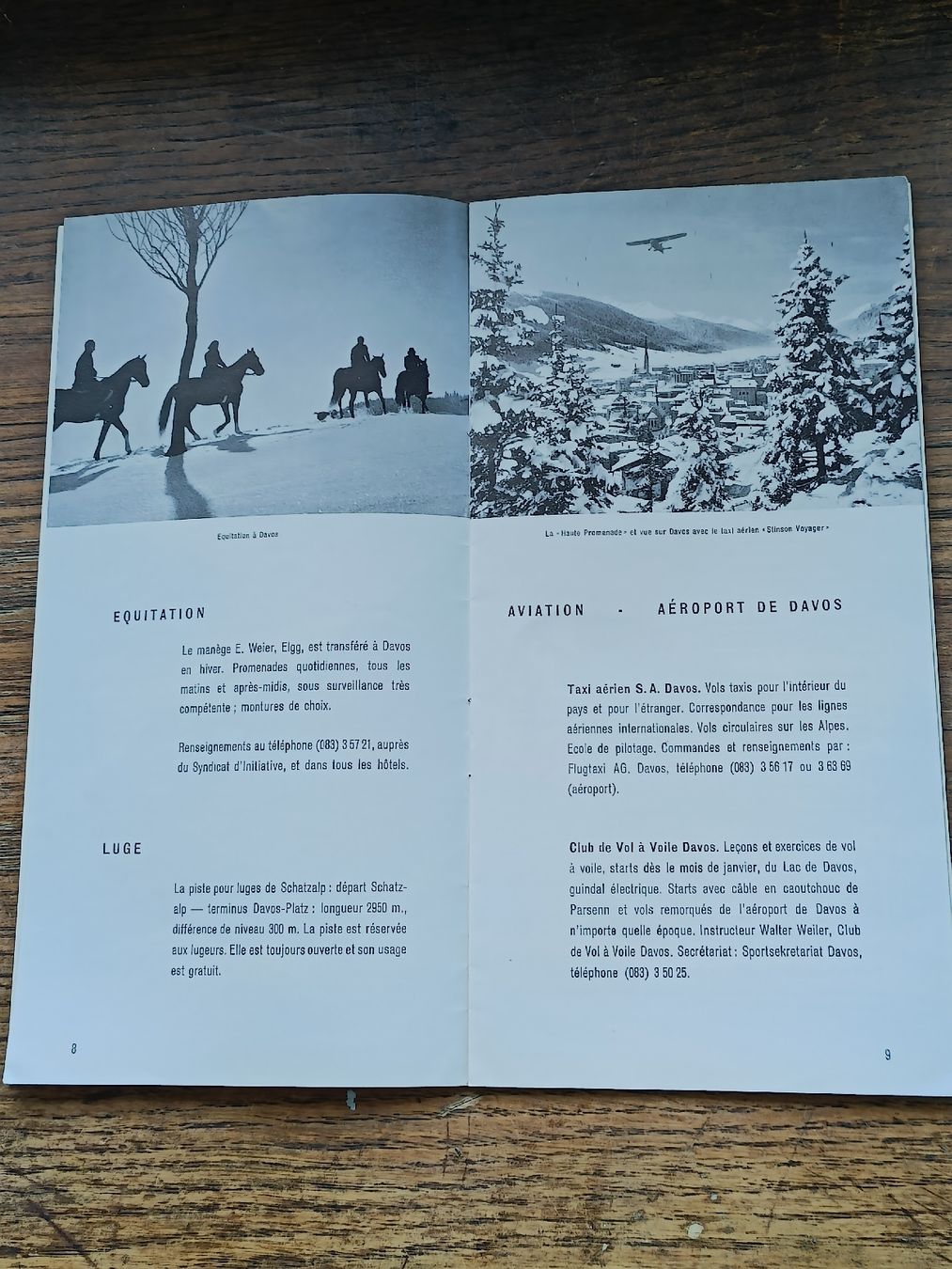 Documenti: Alter Prospekt / Davos Parsenn 1947-48 – Usato da Brugg AG venduto da Ente015 5