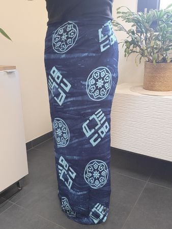 Jupe portefeuille, "Luna De Miel" taille L, style bohème 