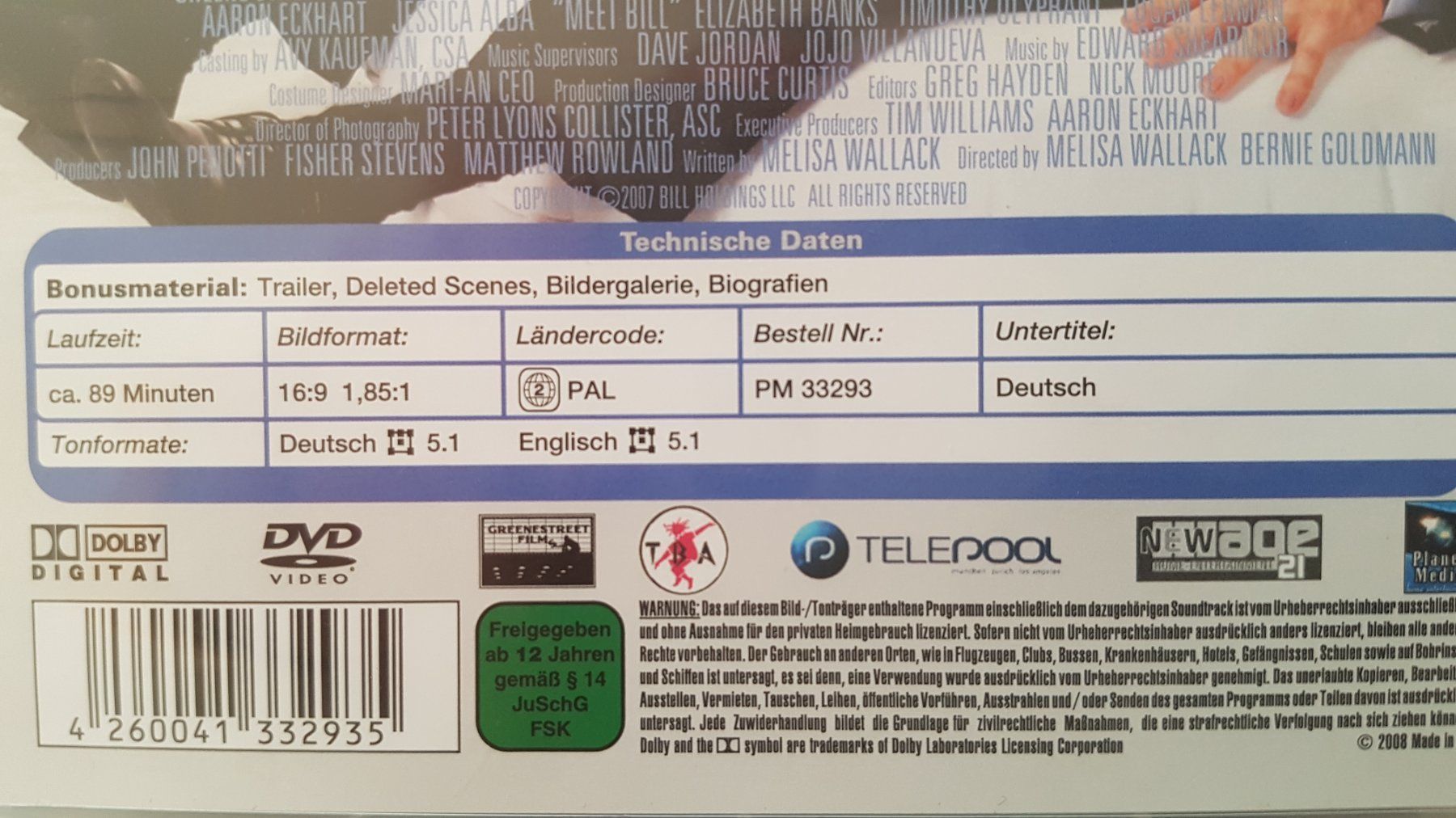 Tutti i DVDs: DVD Meet Bill – Usato da Oetwil am See venduto da fineli2 1