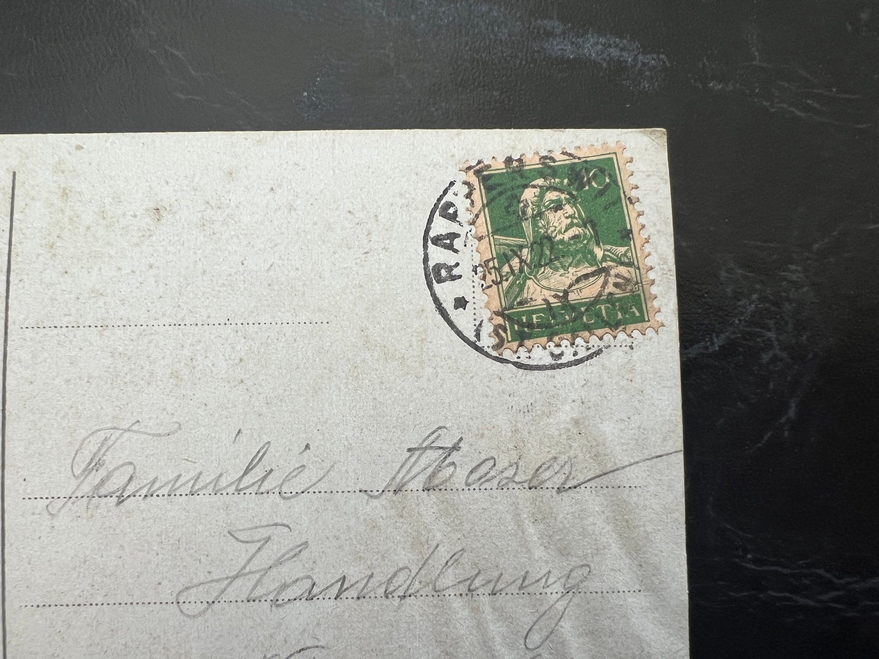 Cartoline postali: AK 1922 Rapperswil   (G3476) – Usato da Hinwil venduto da Sidi4 1