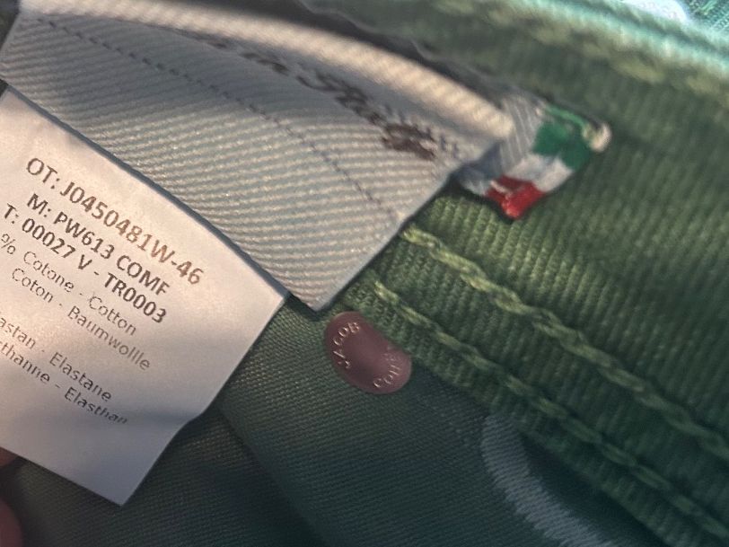 Jeans: Jacob Cohen Jeans Hose grün - Gr 35 – Neu (gemäss Beschreibung) aus Brüttisellen von ThommyK 3