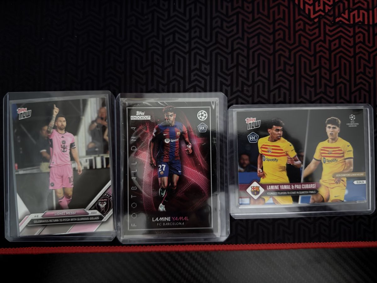Topps Carte collezionabili: Yamal and Messi cards - Topps Now – Nuovo (secondo la descrizione) da Luzern venduto da gavigol30