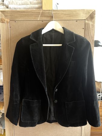 Vintage blazer velours de coton 34