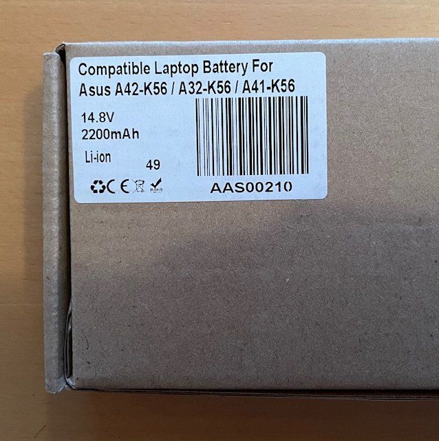 Batterie: Asus Ersatzakku – Usato da Lyss venduto da CasatiVola 4