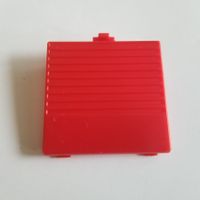 Game Boy Batteriedeckel Cover Ersatz - rot / red - Reparatur