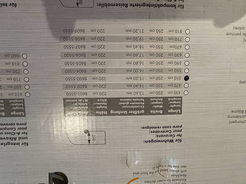 Sonstiges: Winterabdeckung für Wohnwagen – Gebraucht aus Gwatt (Thun) von rene.ge1 1