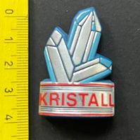 Kristall Fahrrad Steuerkopfschild Kunststoff / Vintage