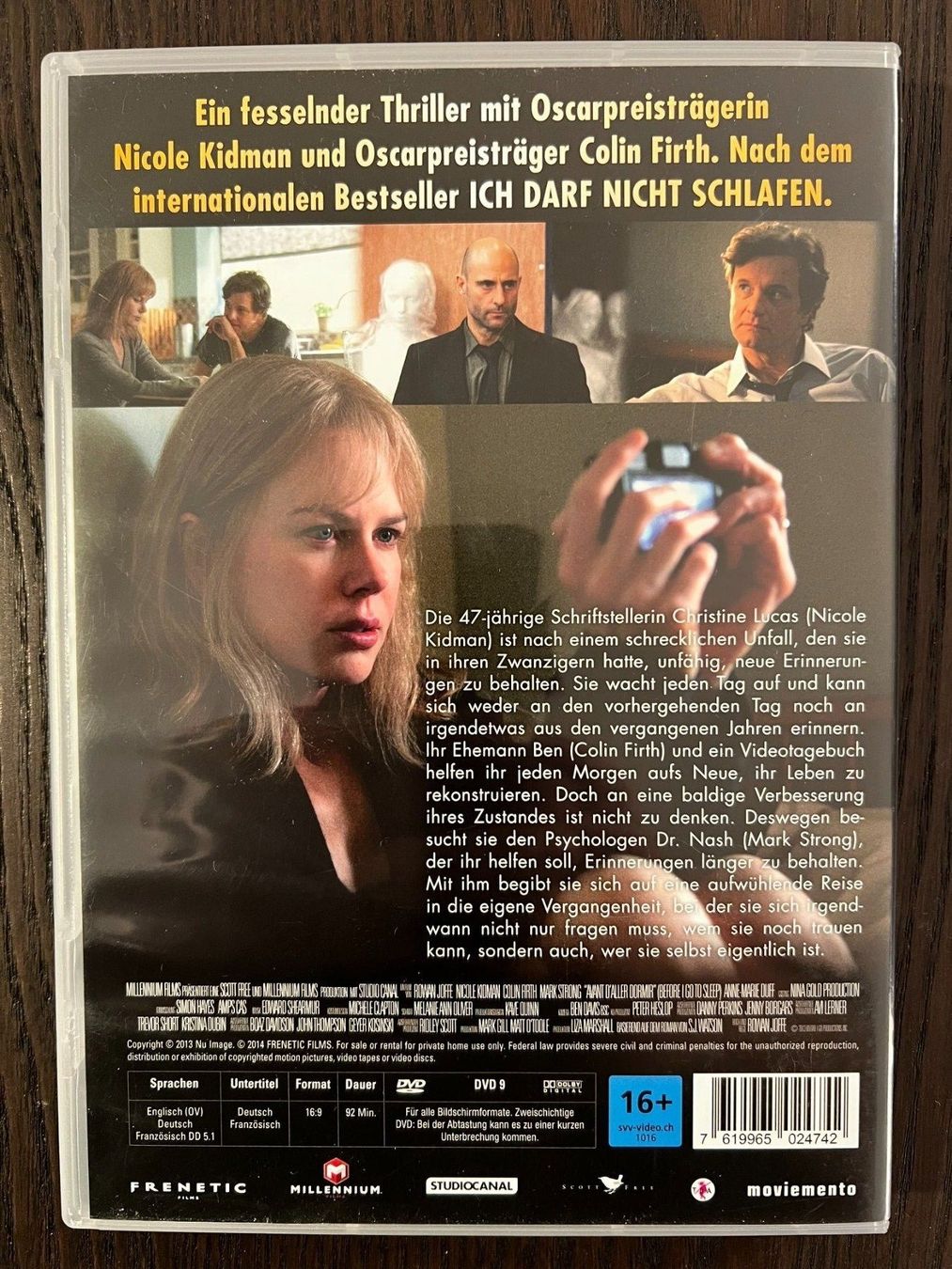 Alle DVDs: Before i Go to Sleep – Gebraucht aus Zürich von FilmFreunde 1