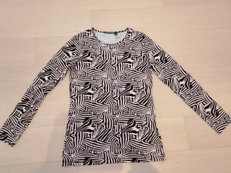 Zebra Print Langarmshirt Grösse S - Très chic für Sommer