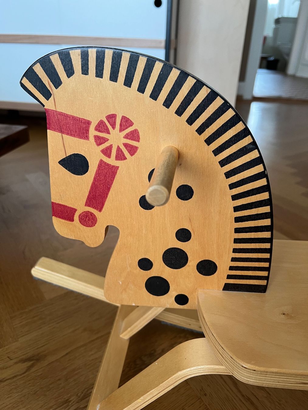 Brio Giocattoli: BRIO Schaukelpferd aus Holz. – Usato da Bern venduto da Torshov 2
