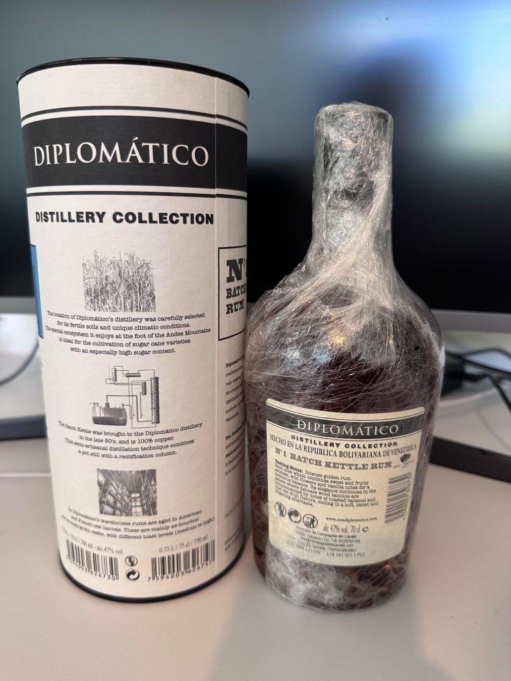 Diplomatico Bevande alcoliche: DIPLOMATICO DISTILLERY COLLECTION N.1 BATCH KETTLE RUM – Nuovo e nell'imballaggio originale da Bern venduto da vb5bv 3