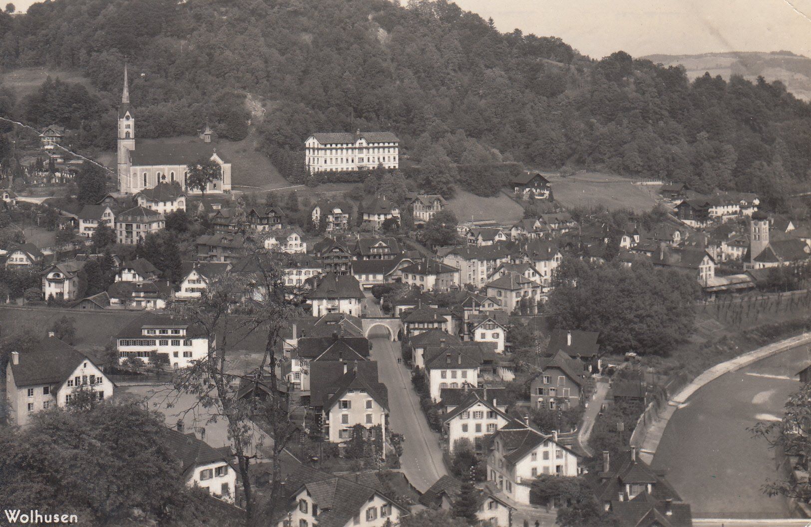 Cartoline postali: Wolhusen ca. 1950 – Usato da Bürglen TG venduto da StampGraf