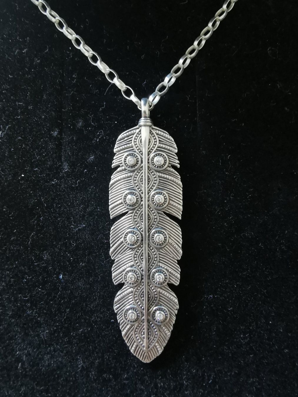 Thomas Sabo Catenine: Thomas Sabo Ethno Feder mit Kette – Nuovo (secondo la descrizione) da Gunzgen venduto da 0Aurin0 2