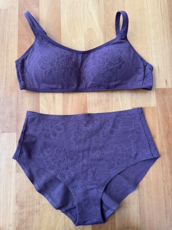 Triumph Fit Smart Set - BH + Unterhose in Lavendel Blau
