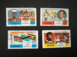 Uganda 1976 OLYMPIC GAMES, MONTREAL gest. (D185)