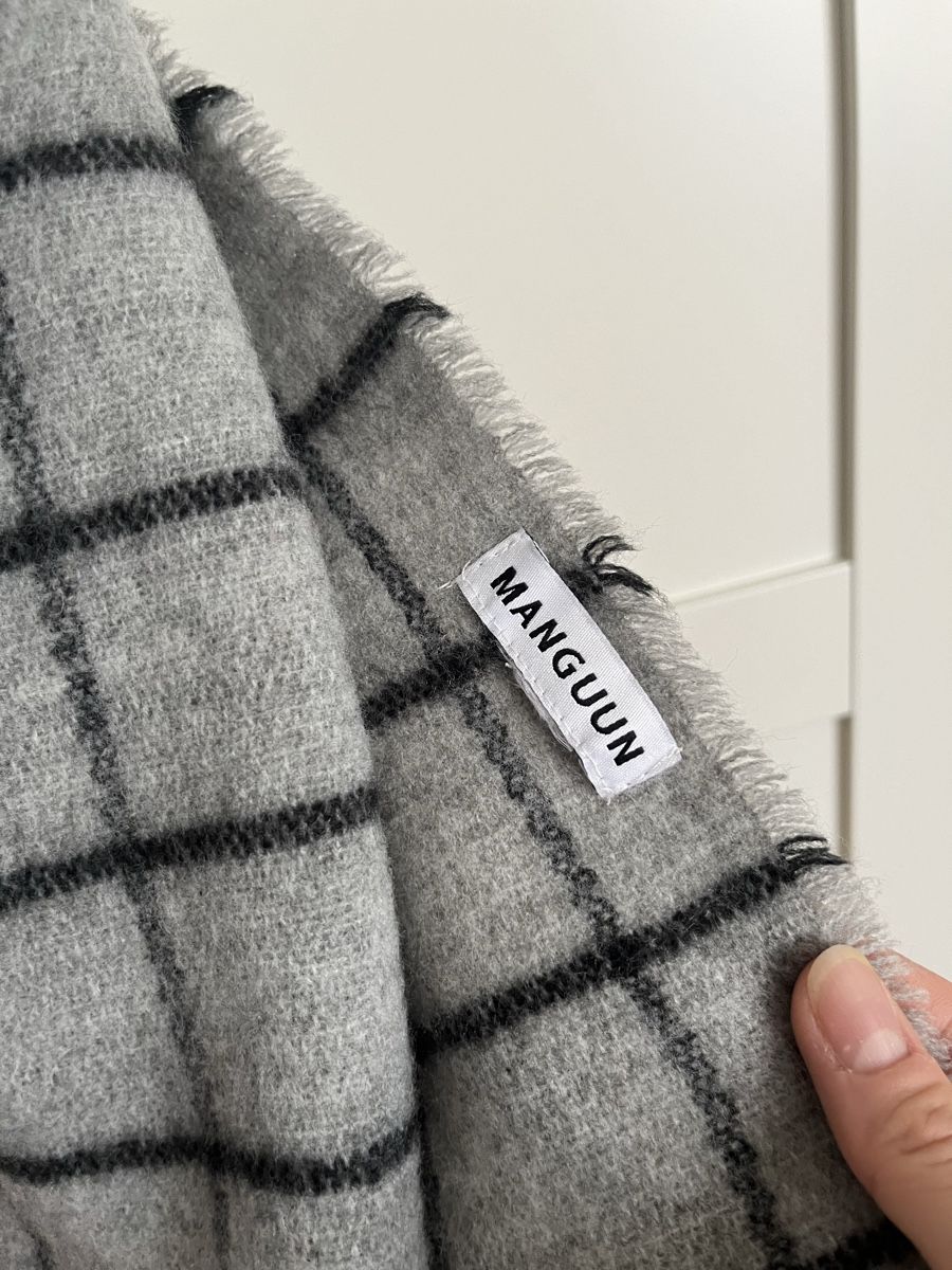 Foulard & Sciarpe: karierter Schal Mamguun Grau – Nuovo e nell'imballaggio originale da Mörschwil venduto da Seegurke18 1