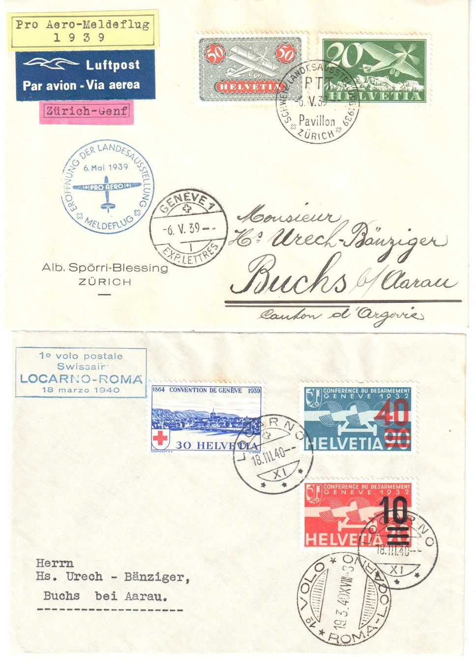 Tous les timbres: LOT FLUGPOSTBELEGE – D'occasion à Glattfelden par Schmue23