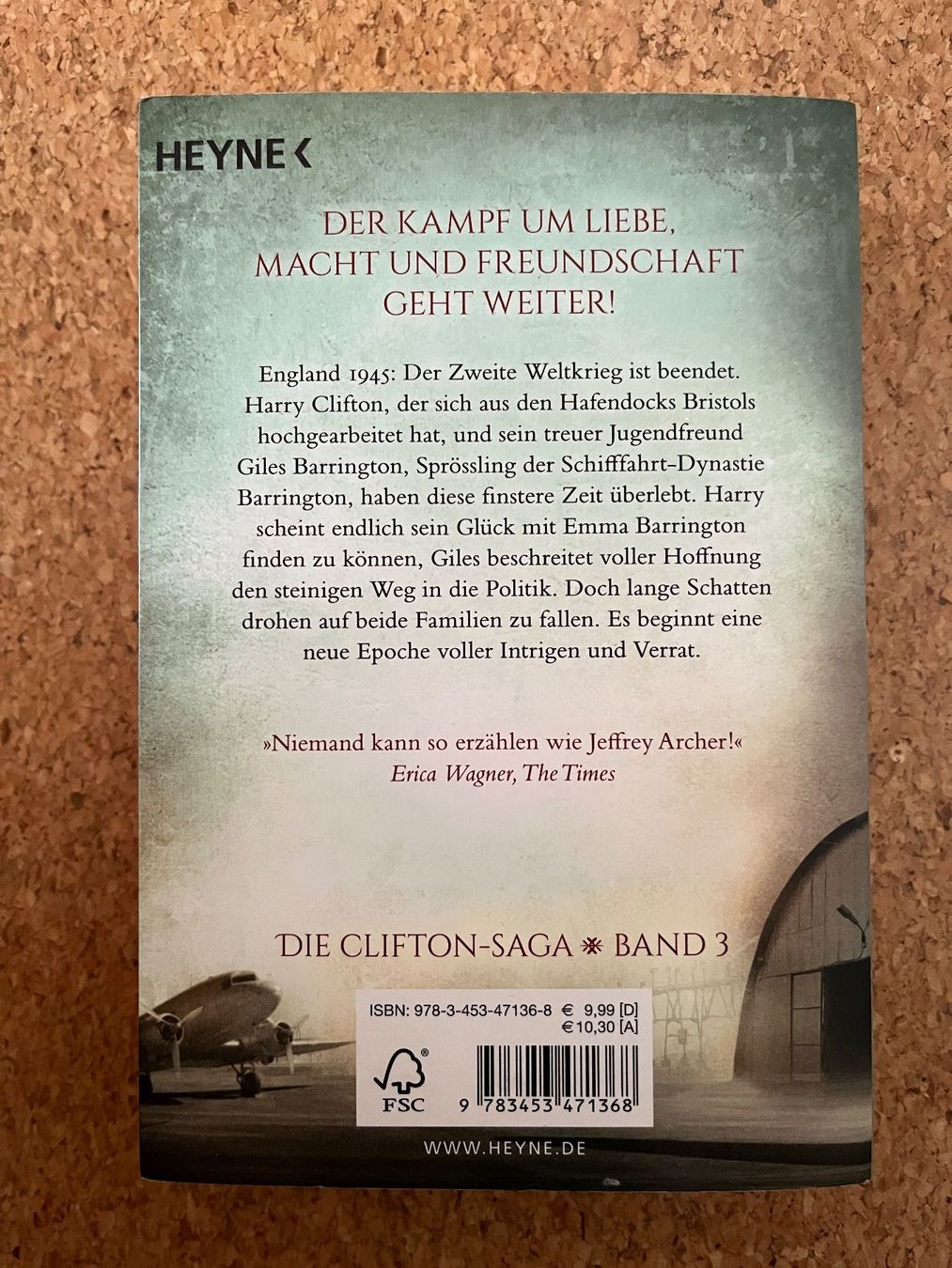 Libri: Taschenbuch "Erbe und Schicksal", Jeffrey Archer – Usato da Grosswangen venduto da Vita500 1