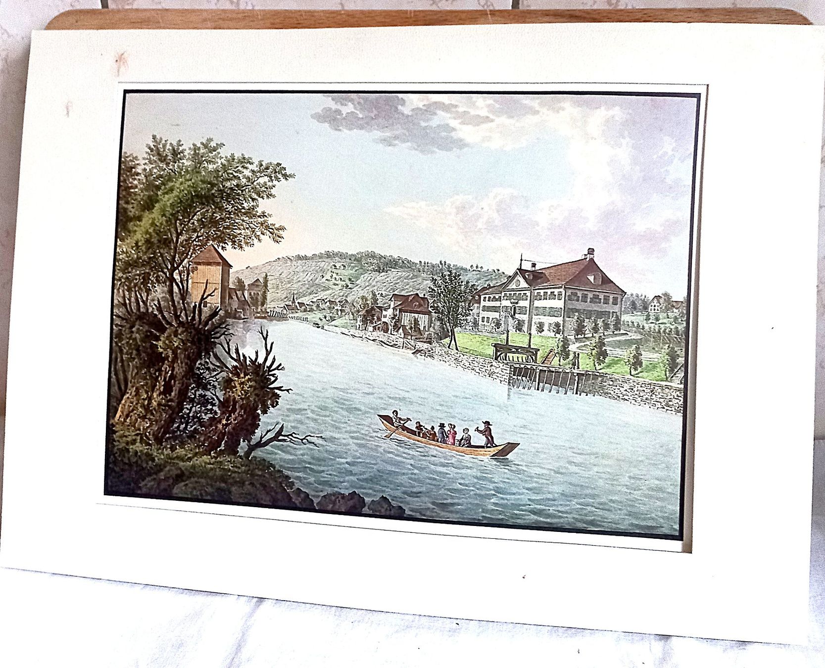 Dipinti: Die Fabrik am Letten Aquarell – Usato da Baar venduto da 2cvbaar