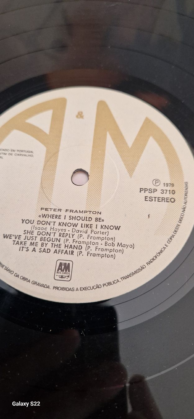 Dischi in vinile: ⚫️ Vinyl- Peter Frampton Where I Should Be – Usato da Yvonand venduto da RF-VINYL 1