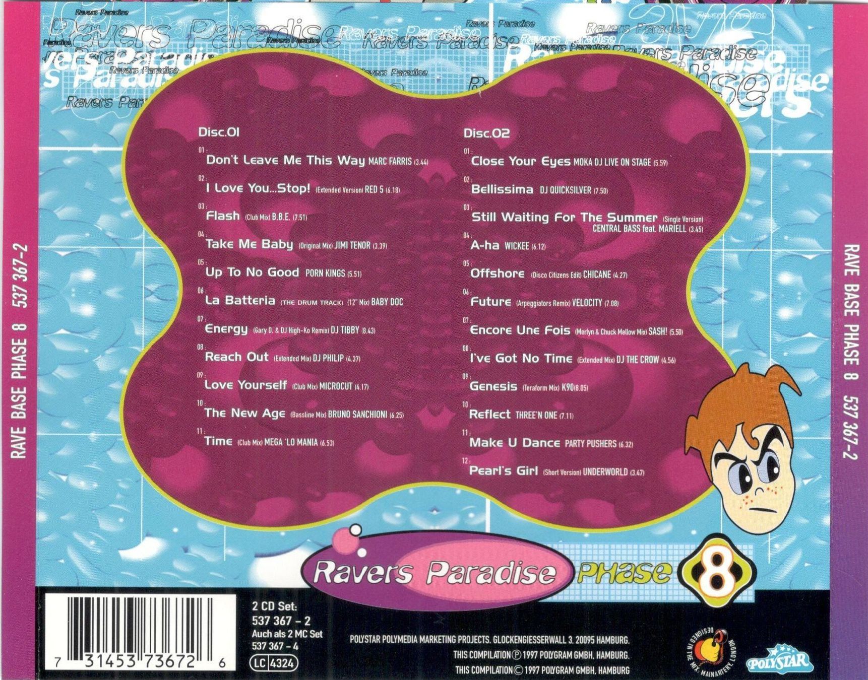 CDs: RaveBase Doppel CD Phase 8 – Gebraucht aus St. Margarethen TG von ursk10 1