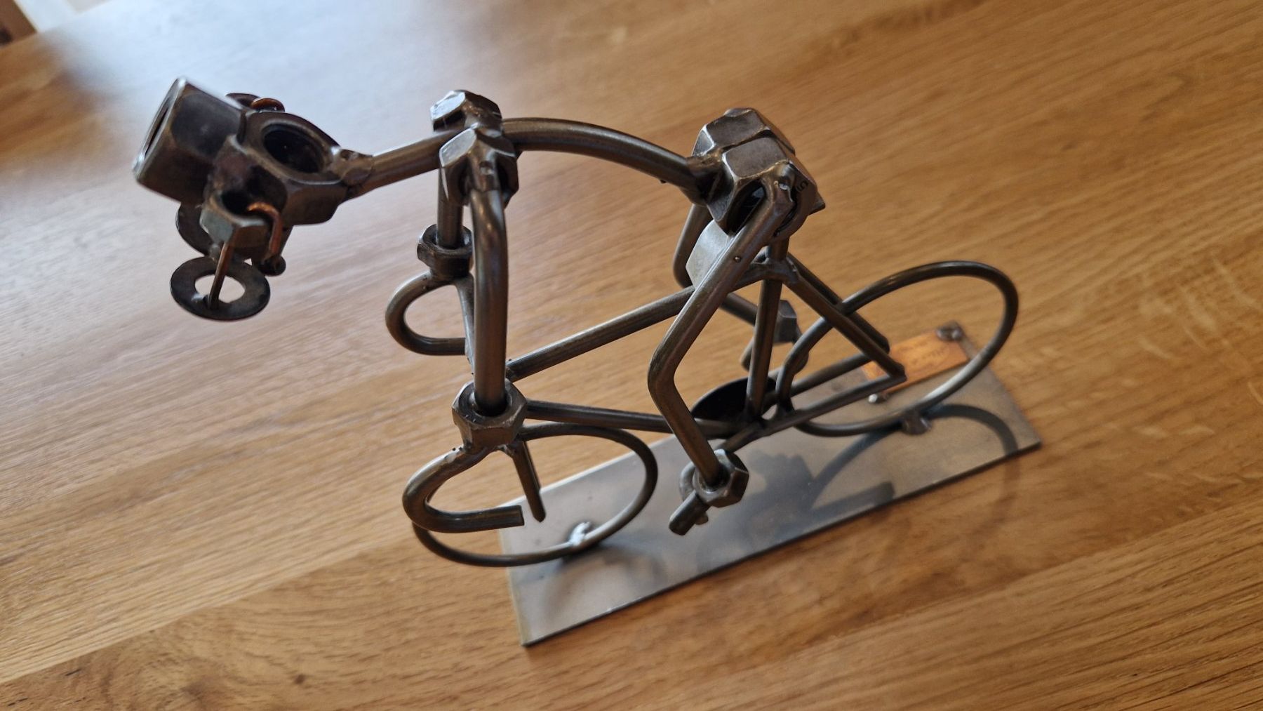Skulpturen & Statuen: Deko Velofahrer aus Metall – Neu (gemäss Beschreibung) aus Roggliswil von Crosser17 1
