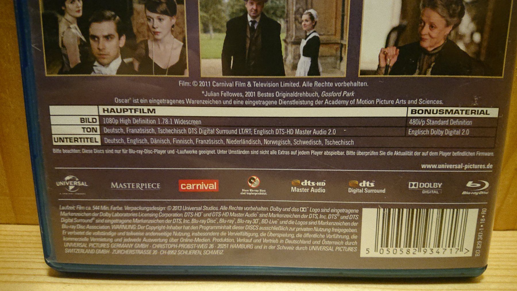 Alle DVDs: DOWNTON ABBEY Staffel 2 auf Blu-Ray – Gebraucht aus Wilderswil von Exebub 2