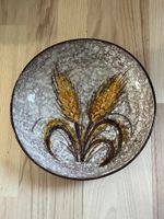 Antike OBST-SCHALE/-WANDTELLER / „Glasur-Keramik“ / Top!