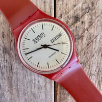 Vintage Swatch GR700 1983 Red – Back Code 683
