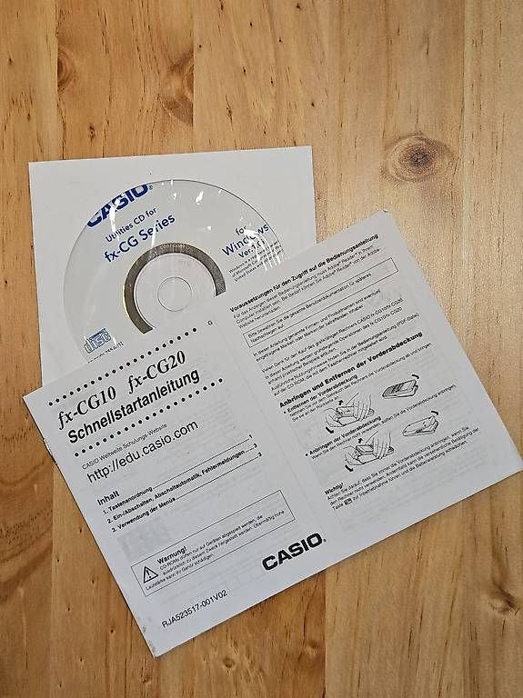 Calcolatrici tascabili: Casio fx-CG20 Grafikrechner - mit Anleitung & Software-CD – Usato da Zürich venduto da BlackPrism 1