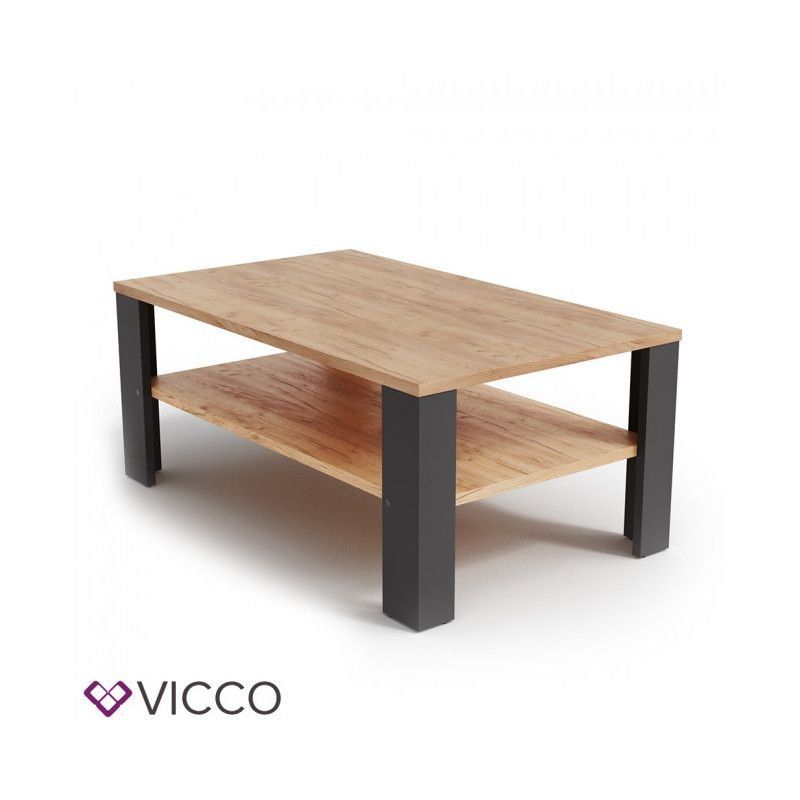 Tavoli: Couchtisch Beistelltisch - Anthrazit/Sandeiche - Sofatisch – Nuovo e nell'imballaggio originale da Wallenwil venduto da toesstal-vertrieb 4
