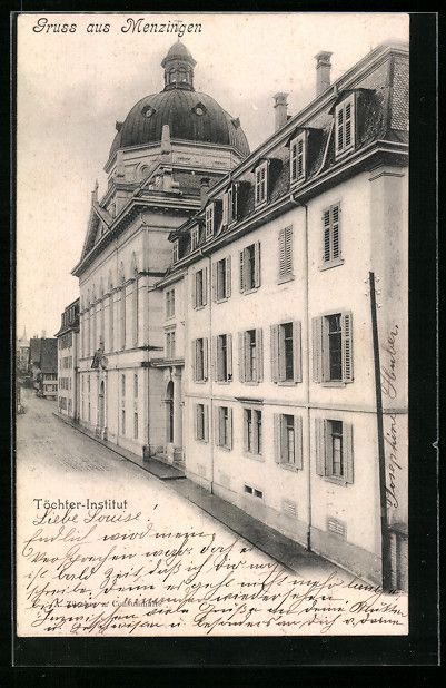 Cartoline postali: AK Menzingen, Töchter-Institut – Usato da Berlin venduto da bartko-reher