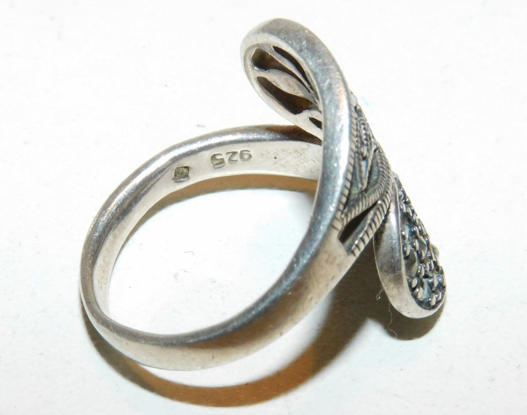 Anelli: Silber Finger Damenring 925 Silber Ring   Gr 54 – Usato da Sursee venduto da 76 3