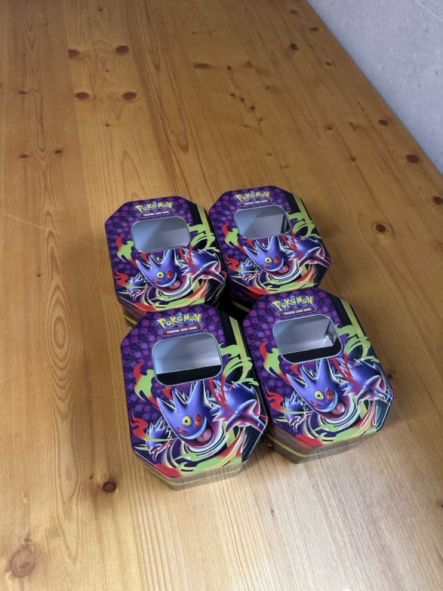 Pokémon Carte collezionabili: 4x Mega Gengar TIN ohne Booster – Usato da Härkingen venduto da iceman1234