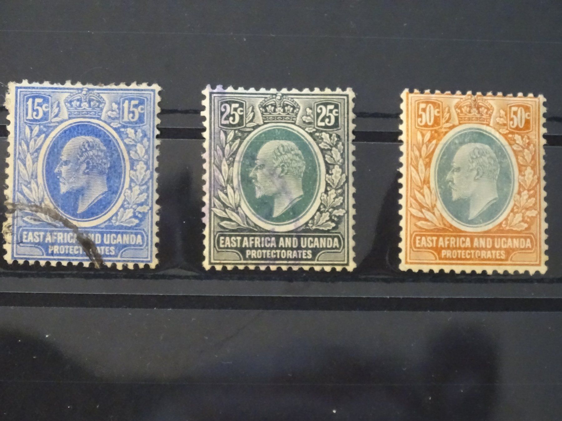 Tutti i francobolli: Britisch-Ostafrika und Uganda Protectorates, 5 Briefmarken – Usato da Schliern b. Köniz venduto da Djbubu 4