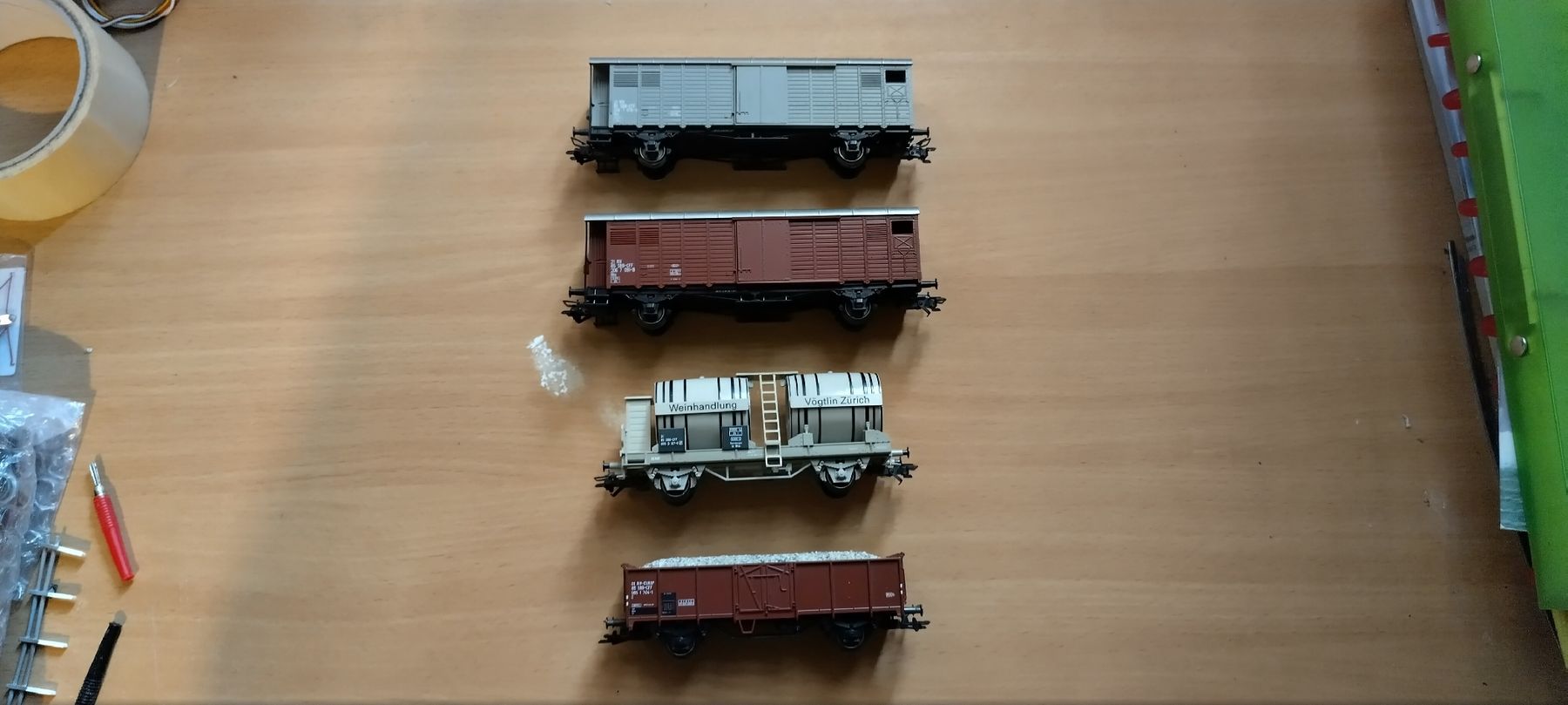 Märklin Modellini di ferrovie: Güterwagen Märklin aus Statset 29510 – Usato da Chiasso venduto da ste_29bl 1