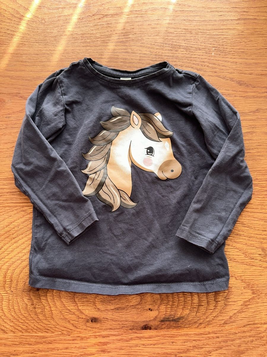 Camicette, T-shirt & Top: Gr 104 ponny langarmshirt – Usato da Wettingen venduto da hak_52m8
