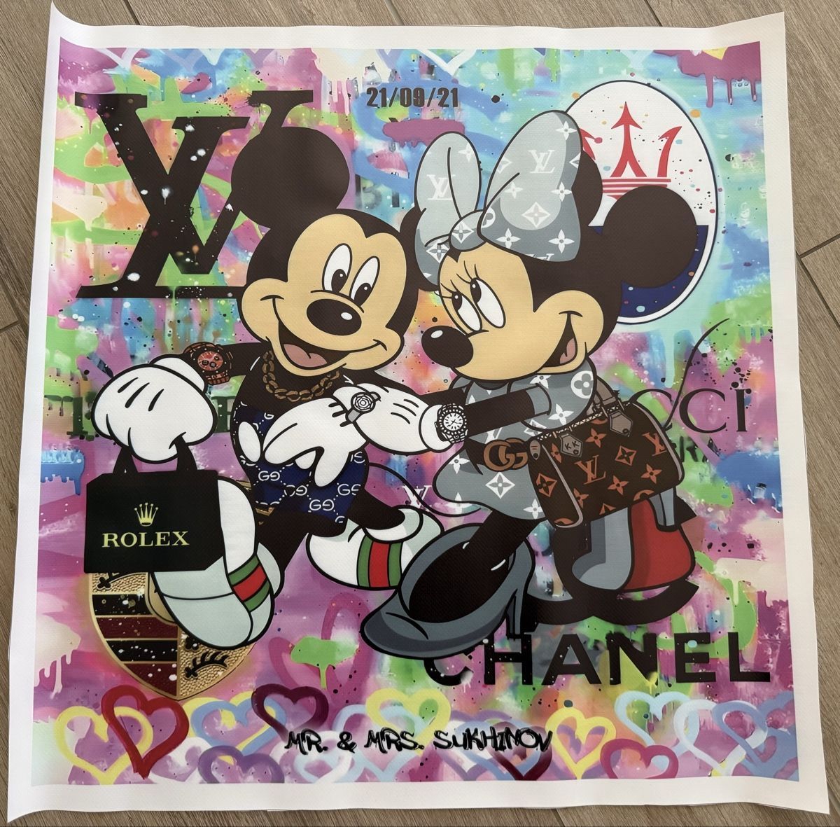 Poster & Bilder: Pop Art Bild  – Neu und originalverpackt aus Pfaffnau von M_LU